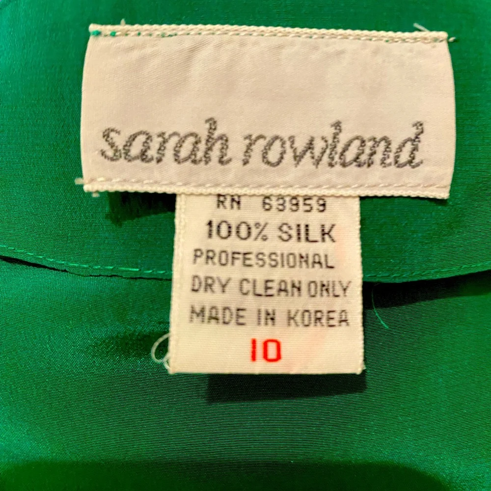 SARAH ROWLAND SILK CAMISOLE - Picture 6 of 6